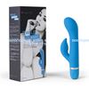 Vibrador con estimulador de clitoris de suave textura